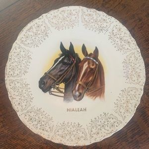 Vintage Hialeah race track horse plate